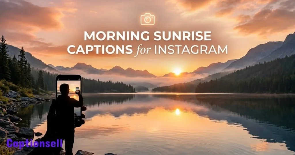 Morning Sunrise Captions For Instagram