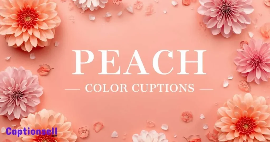 Peach Color Captions For Instagram