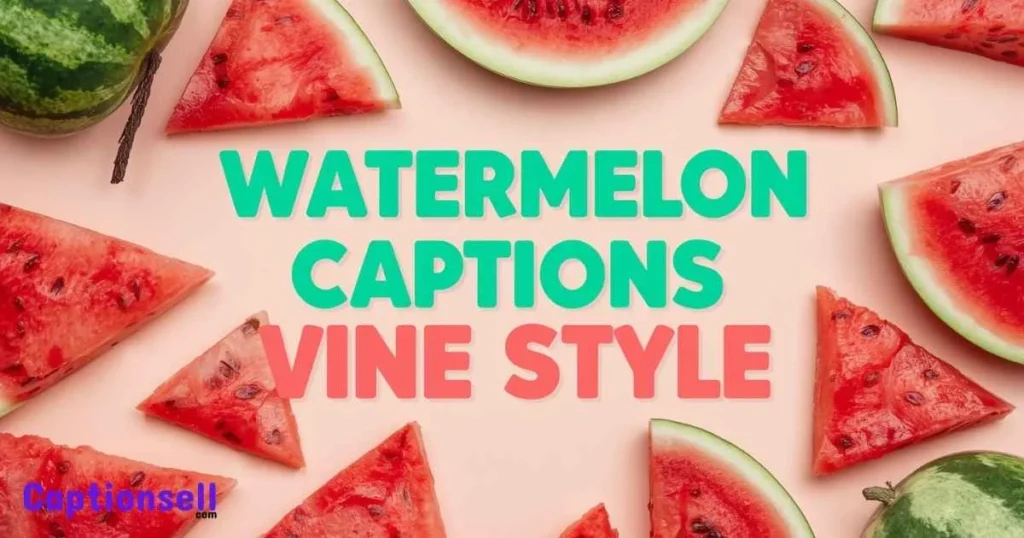 Watermelon Captions Vine Style